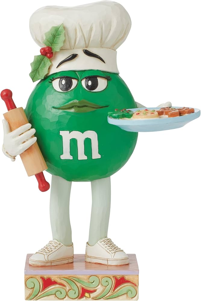 Amazon.com: Enesco M&M's by Jim Shore M&M Green Character with